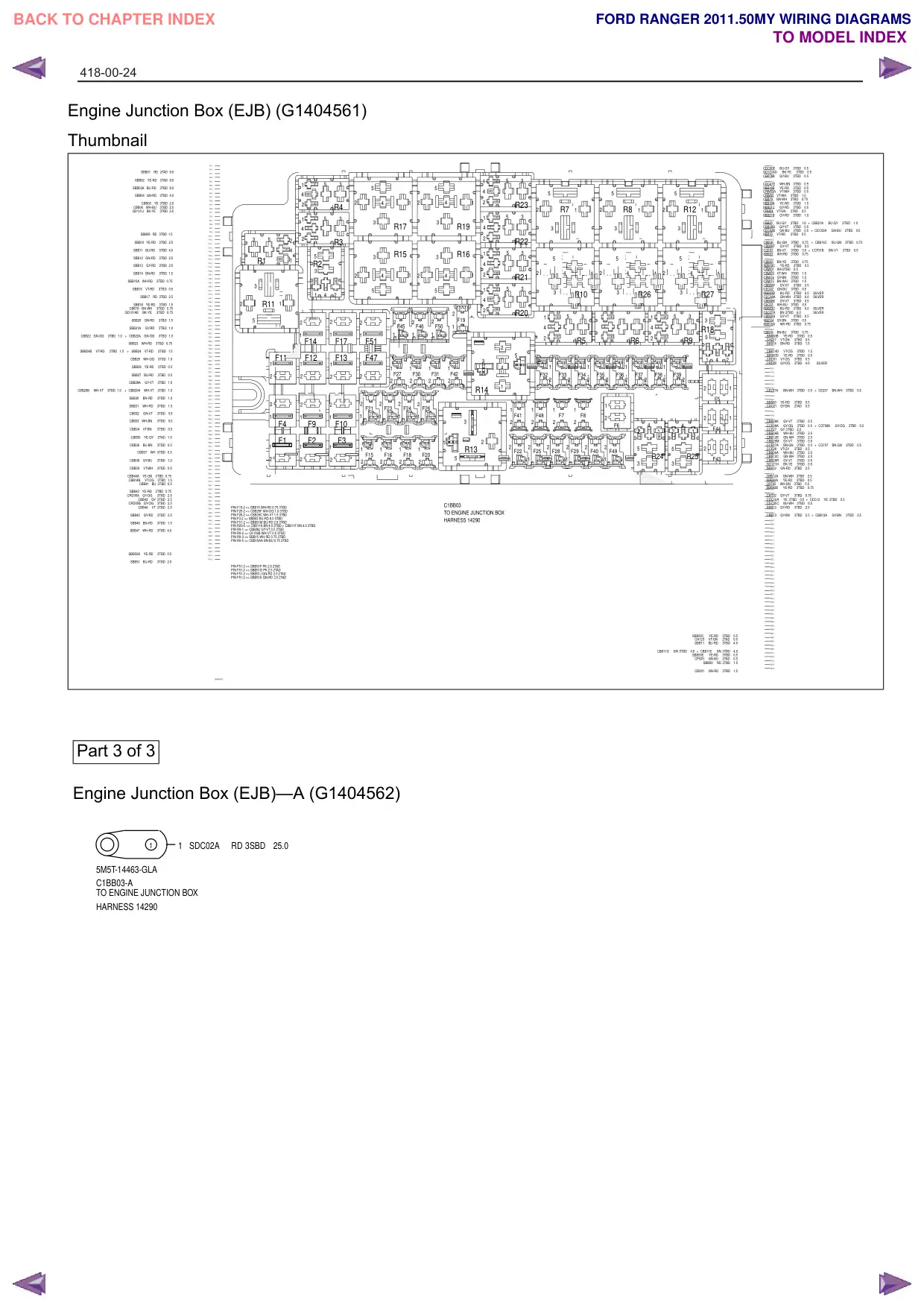 Página 355 do Diagramas Elétricos: Caixa de junção do motor (EJB) (G1404561)