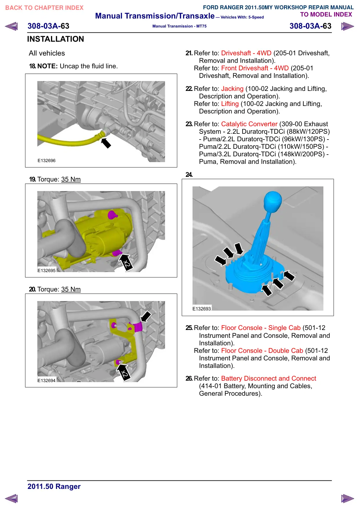 Página 1029 do Manual de Oficina: Transmissão – 4WD