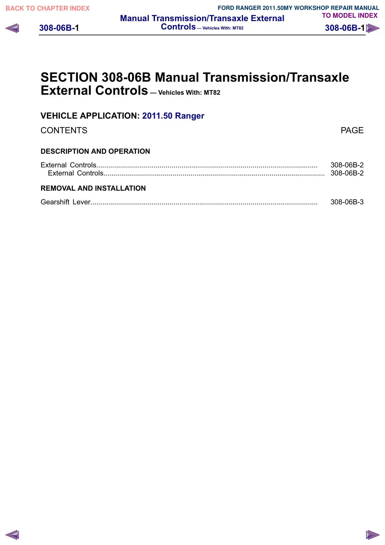 Página 1081 do Manual de Oficina: Controles externos – Veículos com: MT82